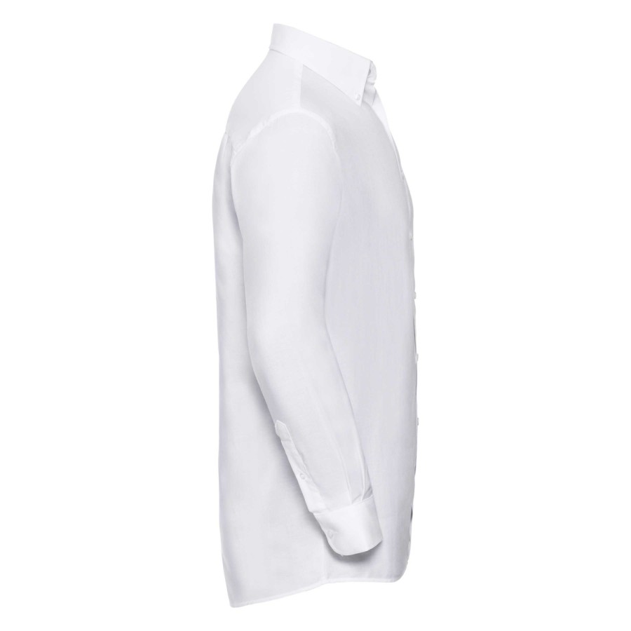 RUSSELL EASY CARE OXFORD men's LS ECare Oxfrd shirt, long sleeve shirt