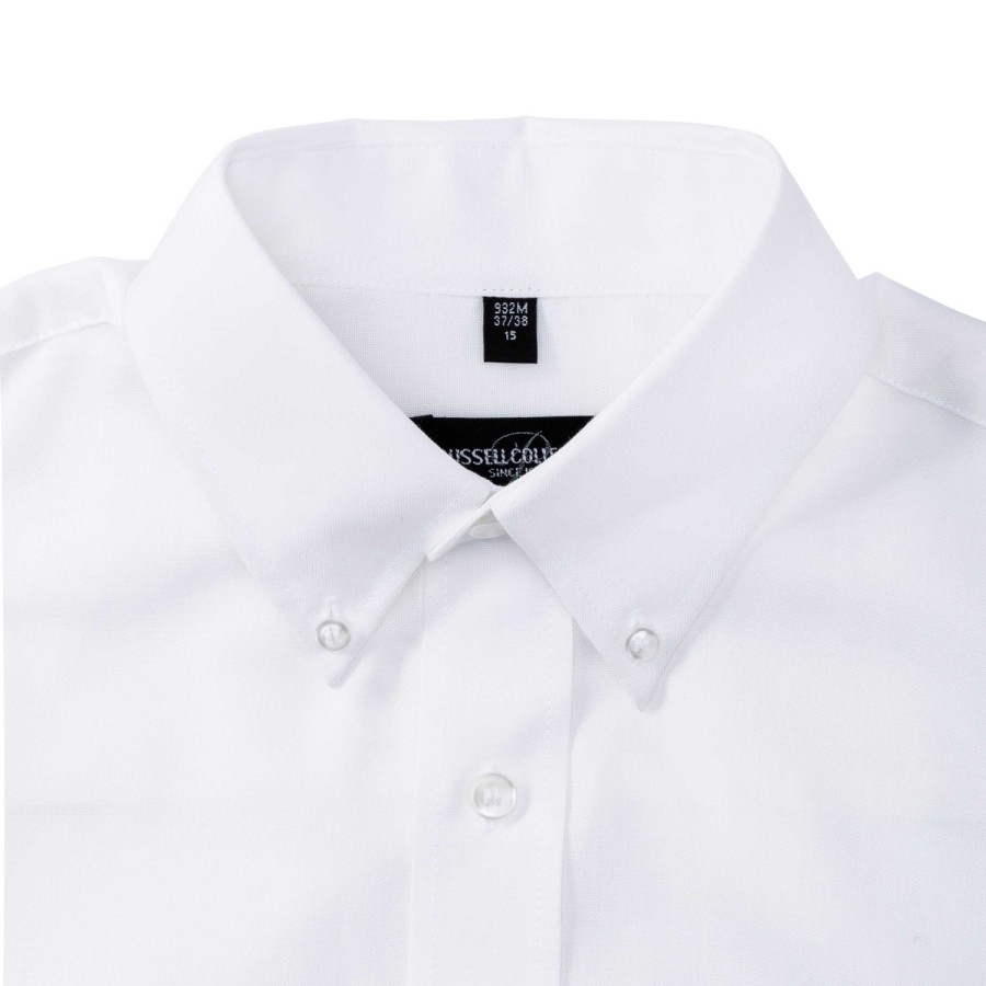 RUSSELL EASY CARE OXFORD men's LS ECare Oxfrd shirt, long sleeve shirt