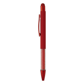 RUBY, metal "touch" ball pen, red
