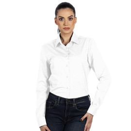GRANT LSL WOMEN, women's long sleeve shirt, white