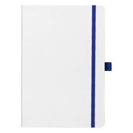 CODE WHITE, a5 notebook, royal blue