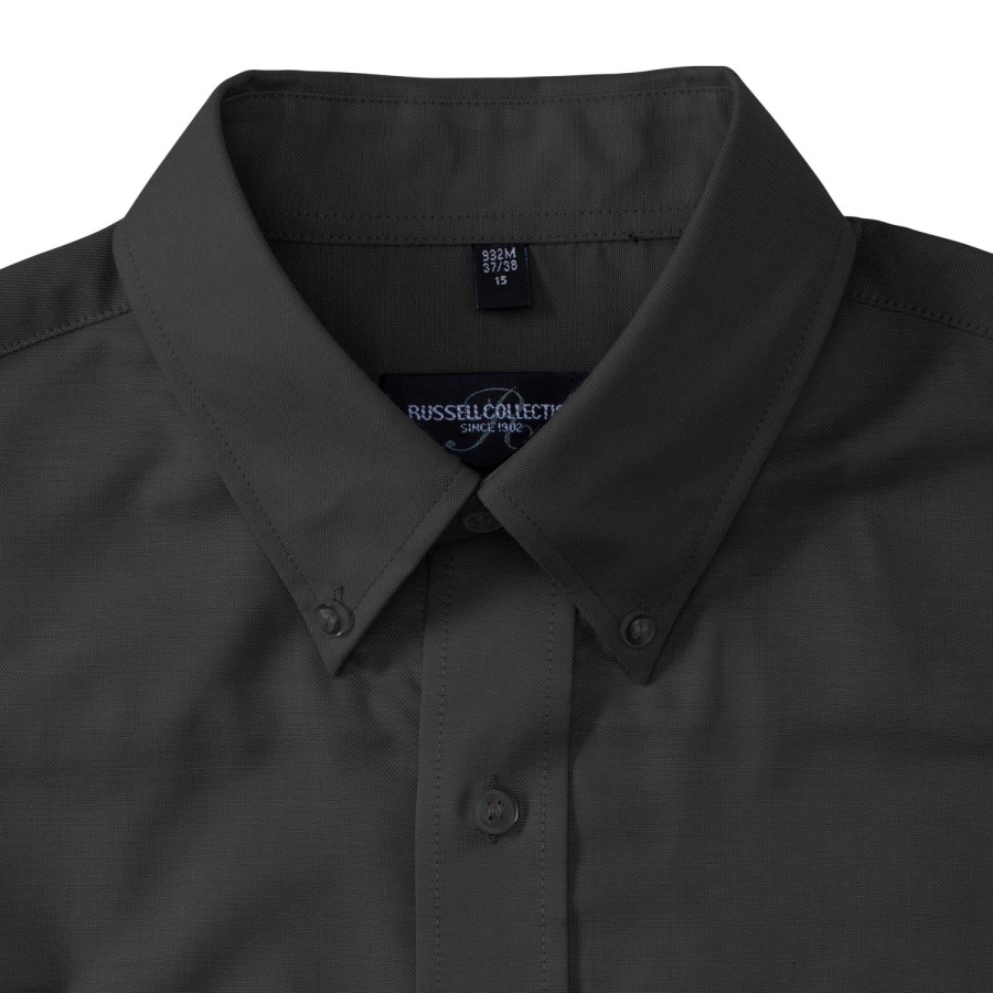 RUSSELL EASY CARE OXFORD men's LS ECare Oxfrd shirt, long sleeve shirt
