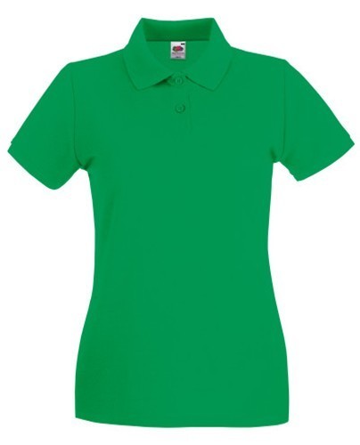 Fruit of the Loom, Ladies Premium Polo, women's premium polo shirt, kelly green, S