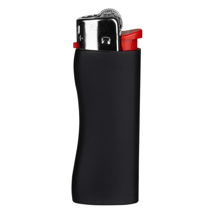 PYRO SOFT, plastic flint lighter, black