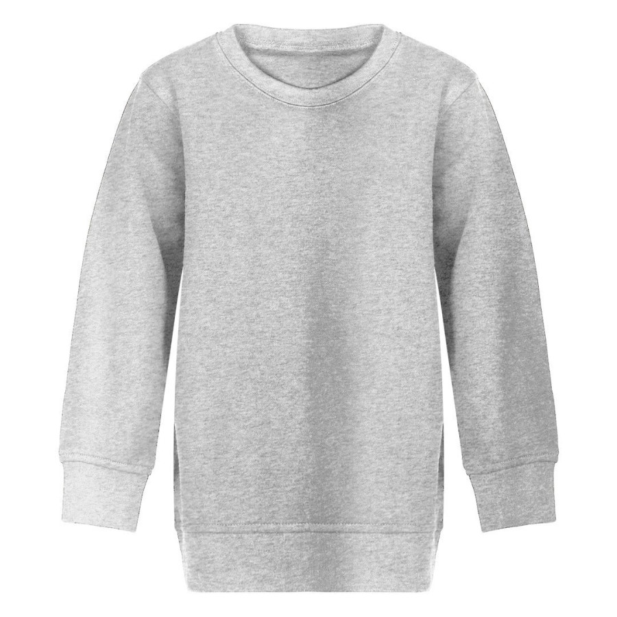 SPRING KID, dečja dukserica, okrugli izrez, 280 g/m2, pepeljasta