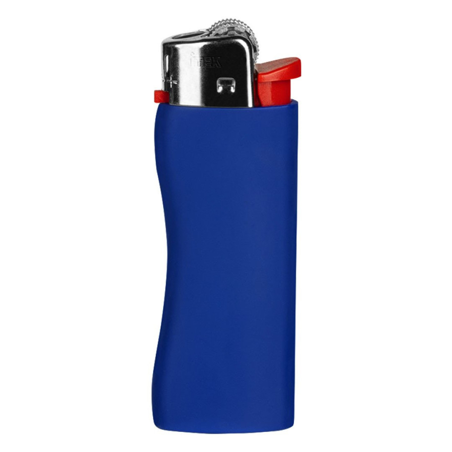 PYRO SOFT, plastic flint lighter, blue