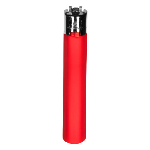 PYRO SOFT, plastic flint lighter, red