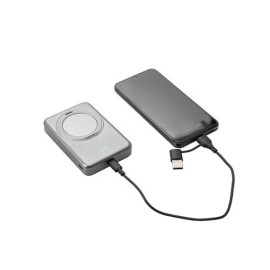 WARSHEL 10. 10'000 mAh magnetic power bank with 15W superfast wireless charger in recycled ABS (100% rABS) with stand