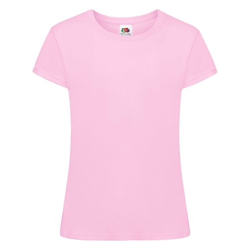 Fruit of the Loom, Sofspun, women's cotton cotton t-shirt, royal blue, 3-4