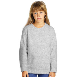 SPRING KID, kids' sweatshirt, round neck, 280 g/m2, ash