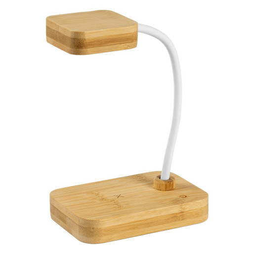 PHOTON, table lamp and wireless charger, 15w, beige