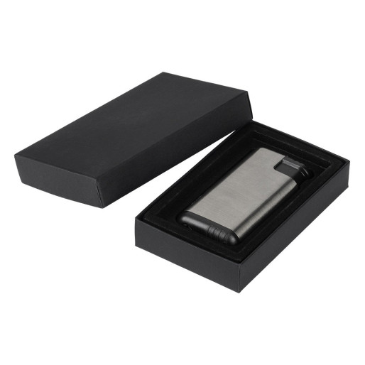 AMON, metalni upaljač sa turbo plamenom, tamno metalni