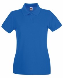 Fruit of the Loom, Ladies Premium Polo, ženska premium polo majica, royal plava, S