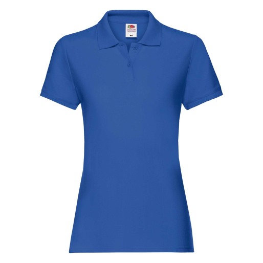 Fruit of the Loom, Ladies Premium Polo, ženska premium polo majica,royal plava , M