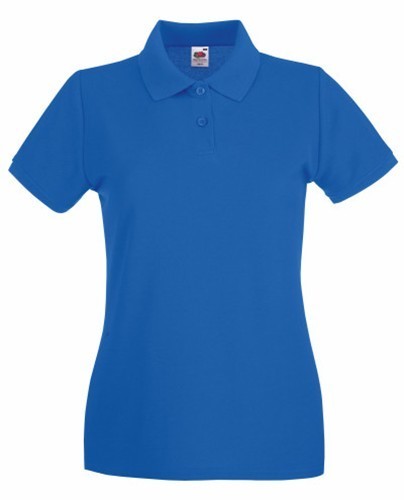 Fruit of the Loom, Ladies Premium Polo, ženska premium polo majica, royal plava, XL