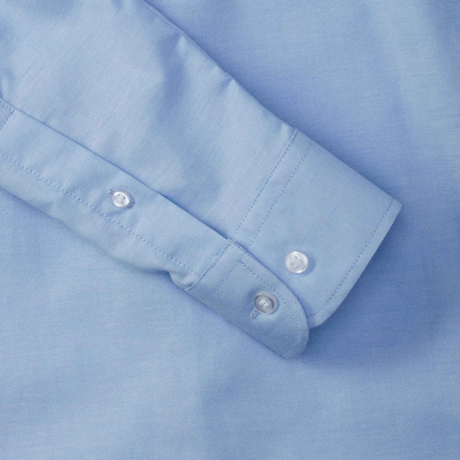 RUSSELL EASY CARE OXFORD men's LS ECare Oxfrd shirt, long sleeve shirt