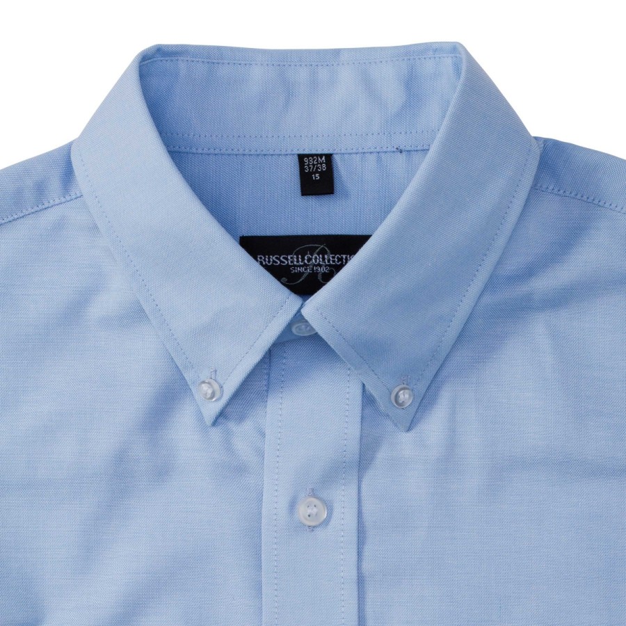 RUSSELL EASY CARE OXFORD men's LS ECare Oxfrd shirt, long sleeve shirt