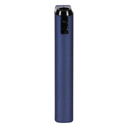 MAGMA SOFT, plastic electronic lighter in metal case, with turbo flame, metallic blue