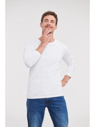 Russell Mens Pure Organic Long Sleeve T