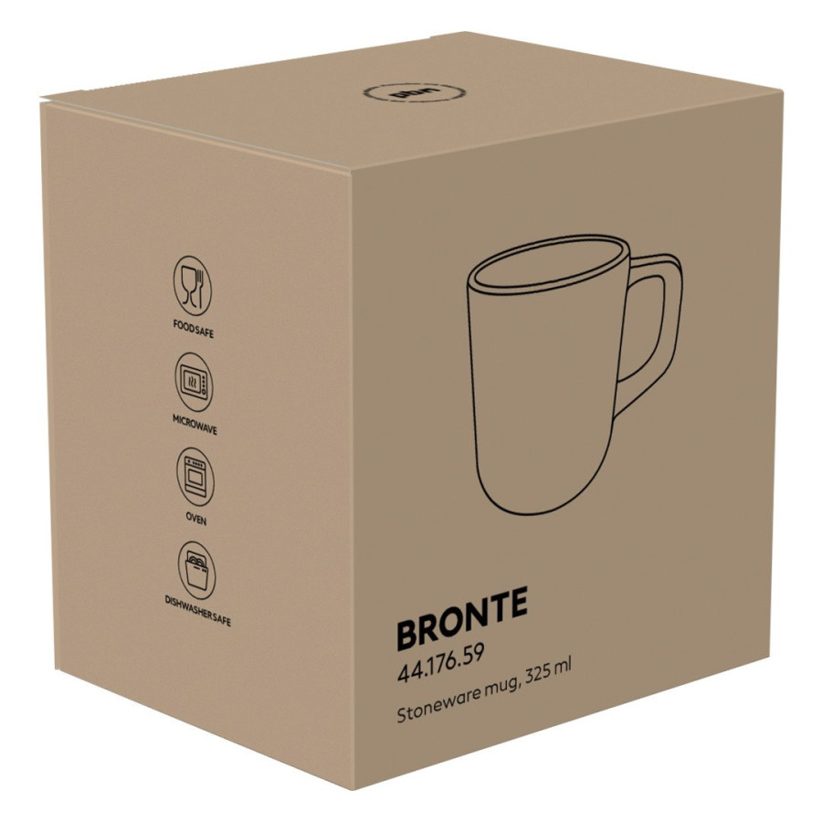 BRONTE, stoneware mug, 325 ml, pastel green