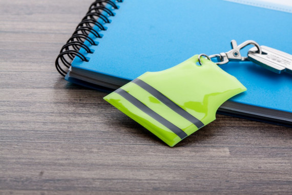 Pit Lane mini reflective vest keyring