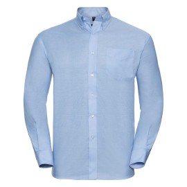 RUSSELL EASY CARE OXFORD men's LS ECare Oxfrd shirt, long sleeve shirt