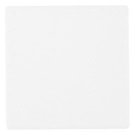 MEMO SQUARE, stoneware magnet, white