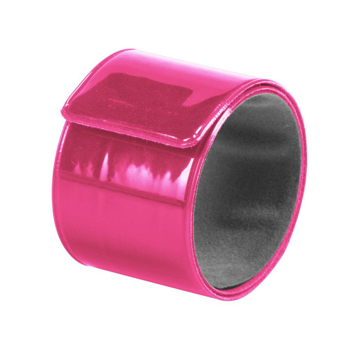 FUNPLASTIC, flexible reflective wristband, neon pink