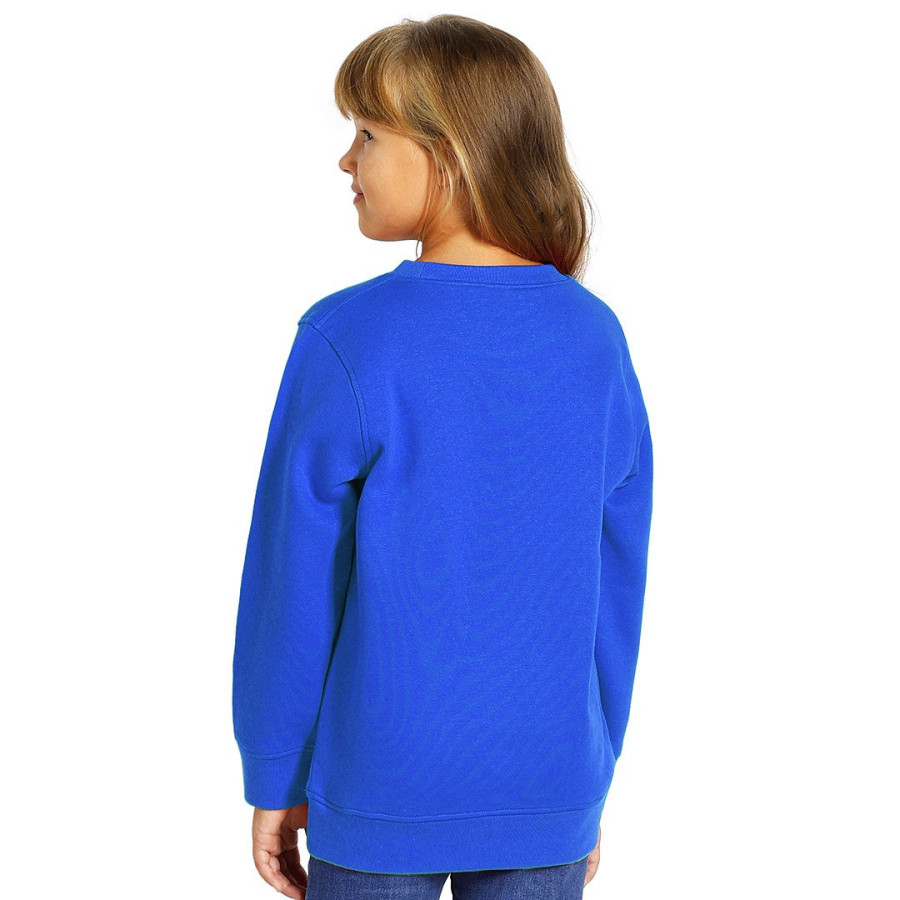 SPRING KID, kids' sweatshirt, round neck, 280 g/m2, royal blue