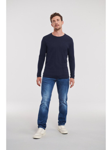 Russell Mens Pure Organic Long Sleeve T, muška majica dugih rukava Pure Organic