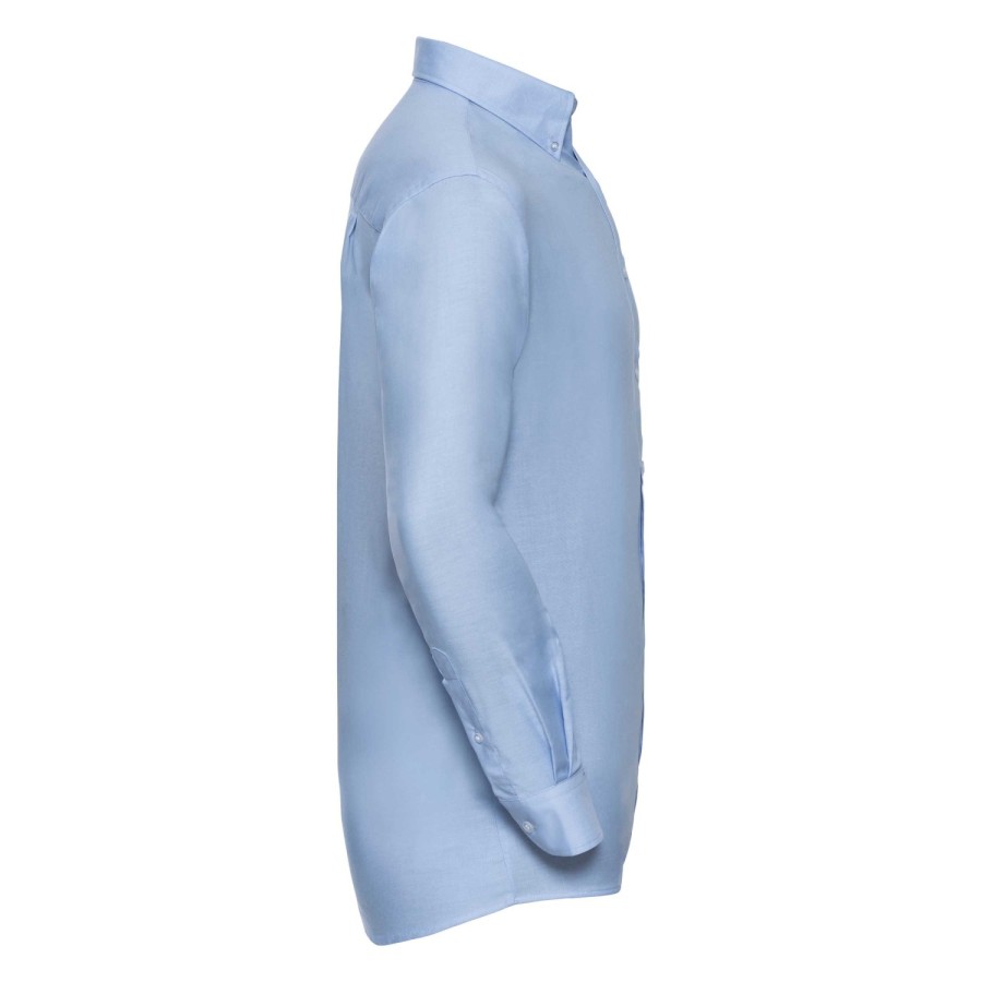 RUSSELL EASY CARE OXFORD men's LS ECare Oxfrd shirt, long sleeve shirt