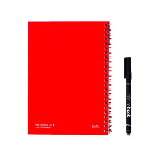 INFINITEBOOK PLAIN A5. A5 Infinitebook with flexible cover and 15 plain whiteboard pages