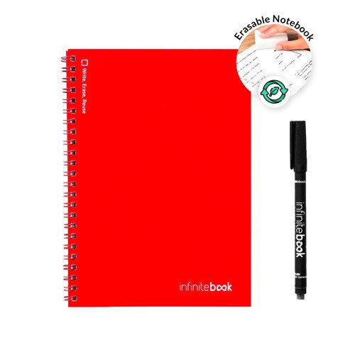 INFINITEBOOK PLAIN A5. A5 Infinitebook with flexible cover and 15 plain whiteboard pages