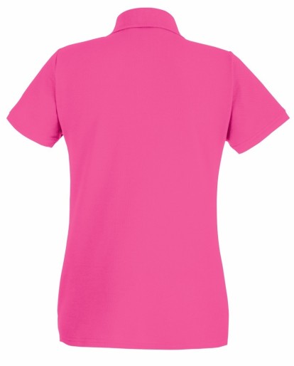 Fruit of the Loom, Ladies Premium Polo, ženska premium polo majica,  fuksija, L