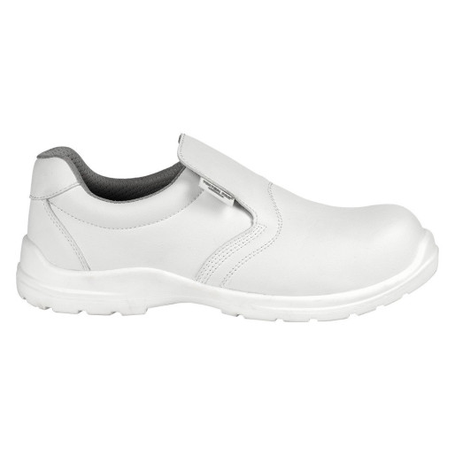 WEISS, low-cut safety shoes s2 src, white