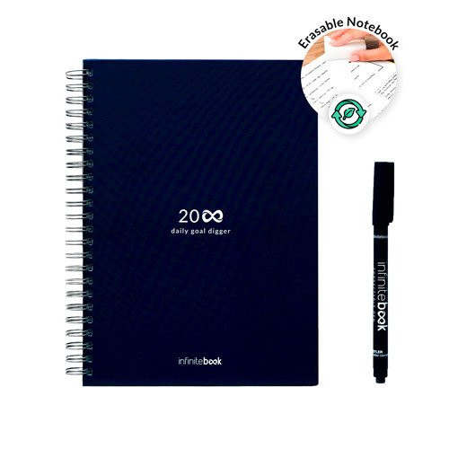 STARTER KIT INFINITE PLANNER A5. Set uključuje "Infinite Diary", set za čišćenje, marker i držač markera