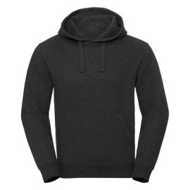 Russell, muški authentic melange hooded duks, pepeljasto karbon, XS