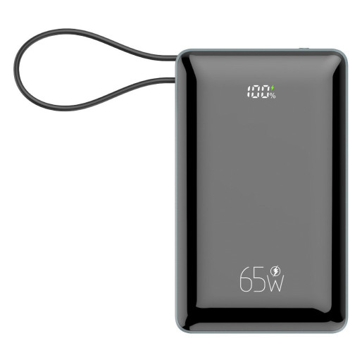 ZEST 20PD 65W, laptop power bank, 20.000 mah, 65w, dark gray