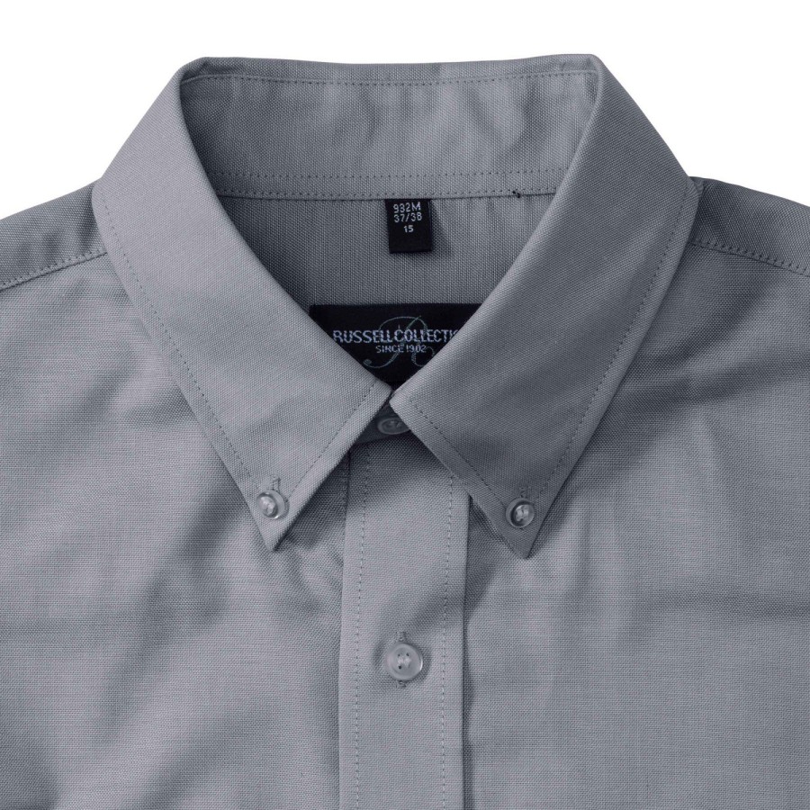 RUSSELL EASY CARE OXFORD men's LS ECare Oxfrd shirt, long sleeve shirt