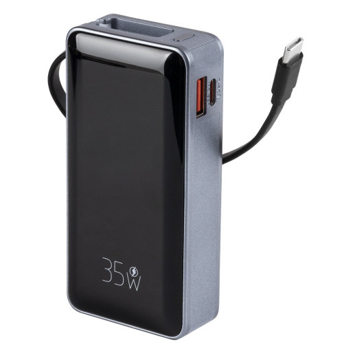 ZEST 10PD 35W, power bank, 10.000 mah, 35w, dark gray