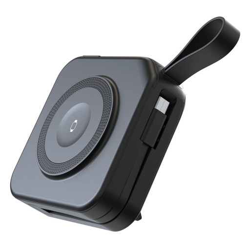 BARACUDA, universal travel charger power bank, 10.000 mah, pd 20w, black