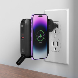 BARACUDA PRO, universal travel charger laptop power bank, 15.000 mah, pd 65w, black