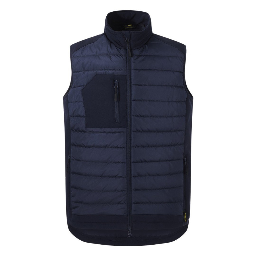 PARKER VEST, workwear bodywarmer, blue