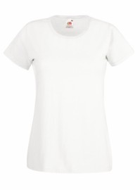 Fruit of the Loom, Valueweight, women's cotton T-shirt, white, L