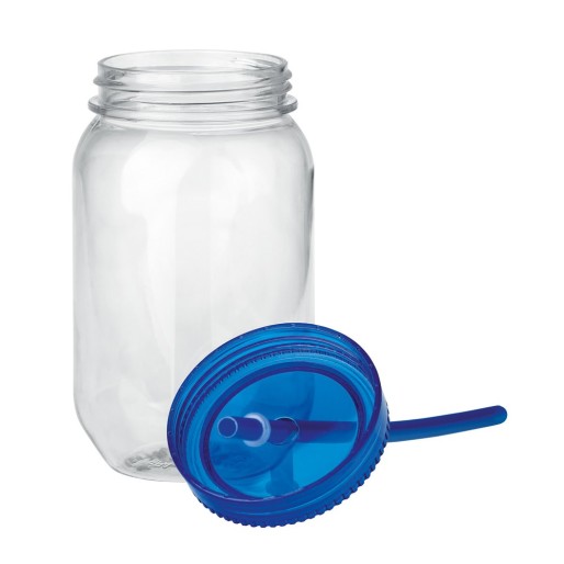STRAW. Cup with straw 550 ml