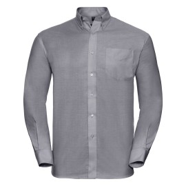 RUSSELL EASY CARE OXFORD men's LS ECare Oxfrd shirt, long sleeve shirt