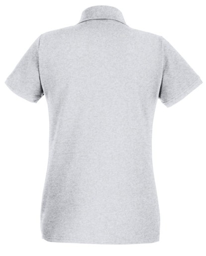 Fruit of the Loom, Ladies Premium Polo, ženska premium polo majica,pepeljasto siva , L