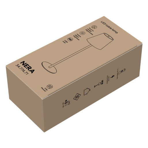 NERA, led stona lampa, bež