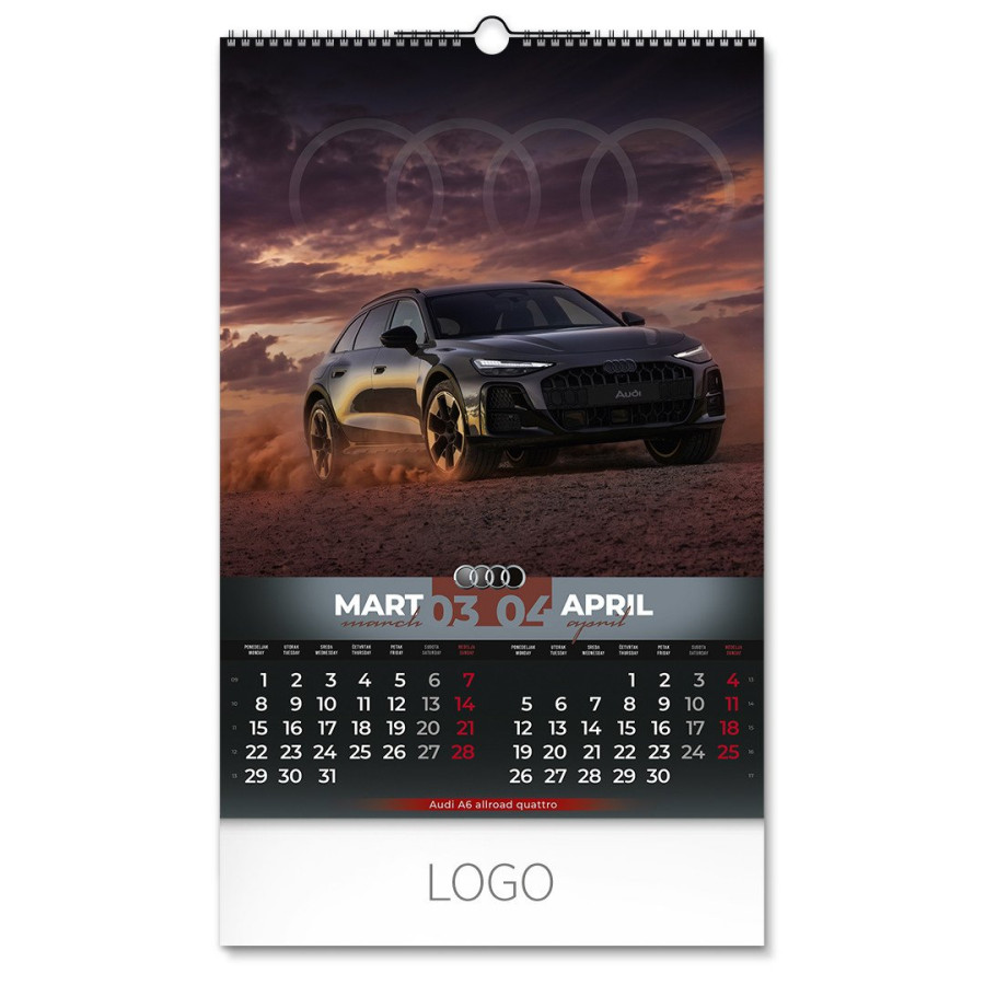 VRELE GUME, wall calendar, 7 pages, b3 format