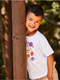 Fruit of the loom, KIDS ICONIC 195 T pamučna majca bela 104 (3-4 godina)